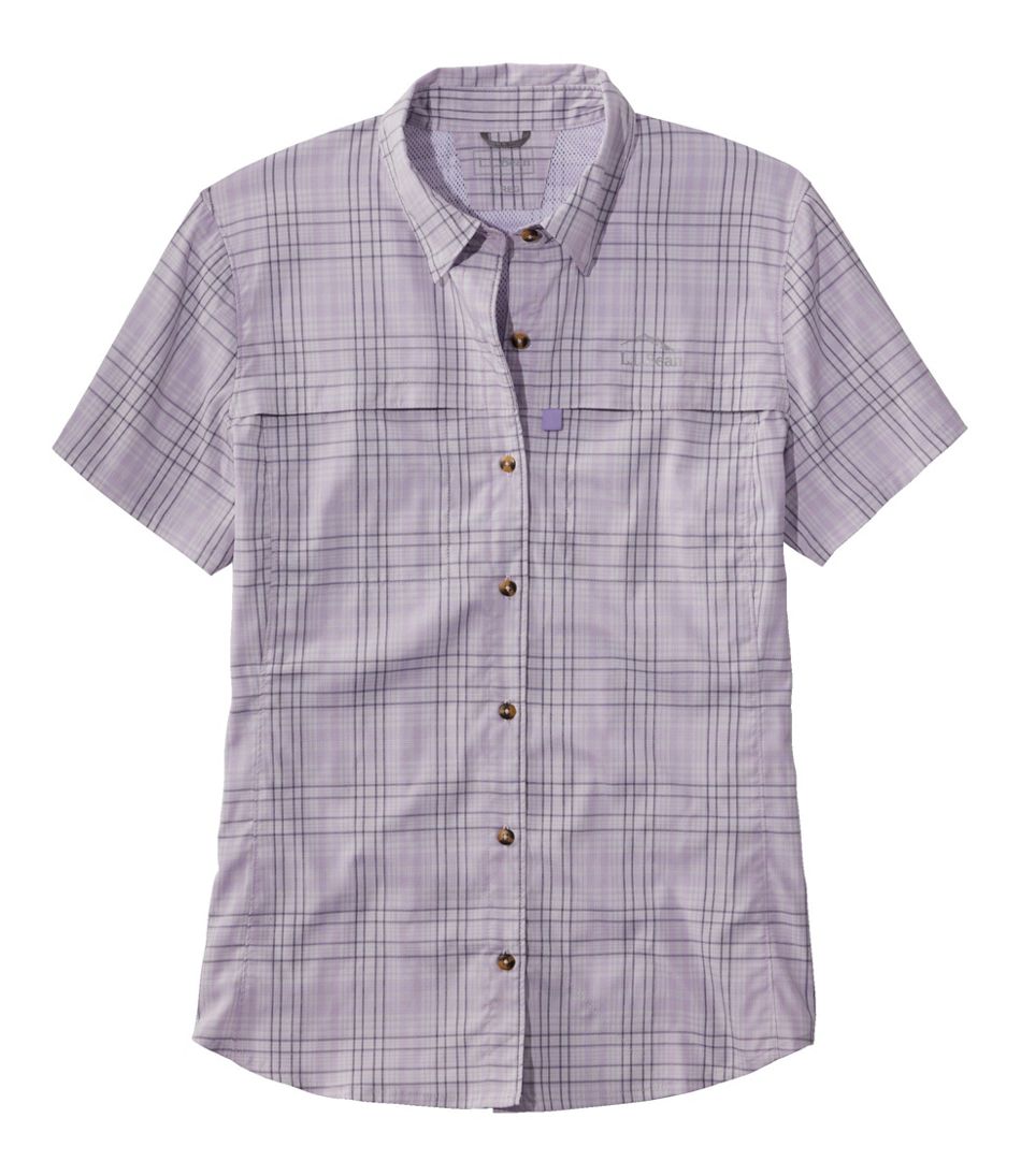 Women's Tropicwear Shirt, Plaid Short-Sleeve | L.L.Bean discount