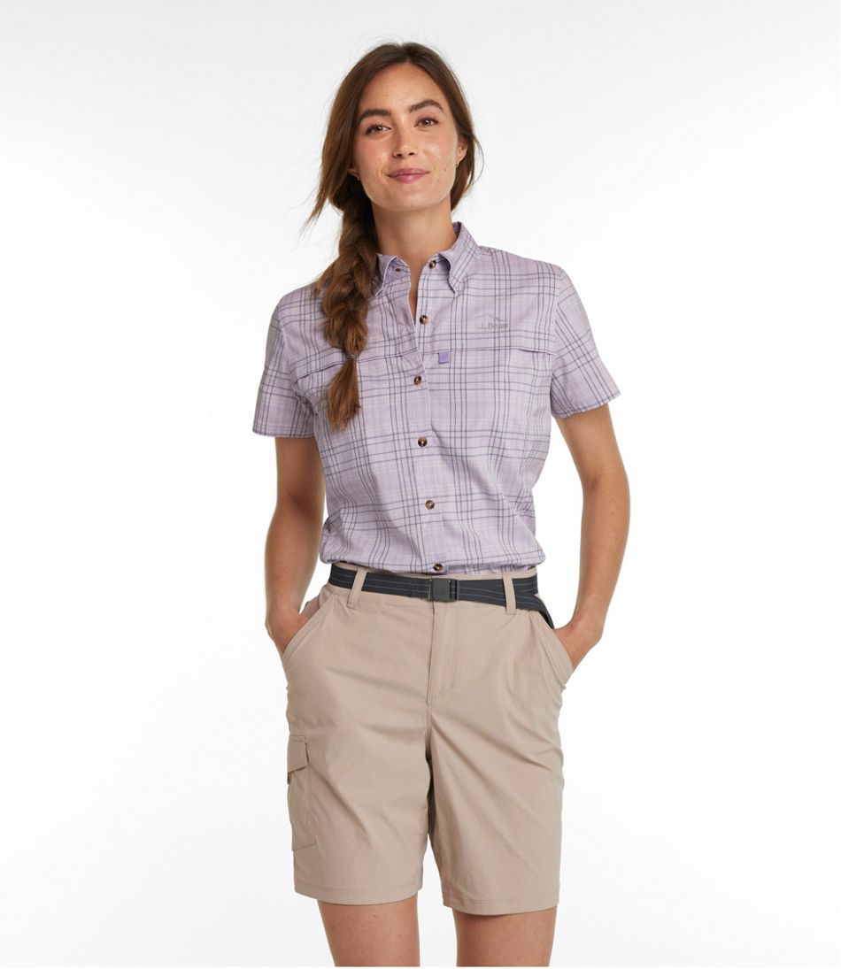 Women's Tropicwear Shirt, Plaid Short-Sleeve | L.L.Bean discount