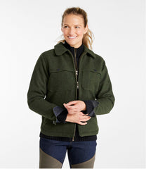 Women's Maine Guide Zip Front Jac-Shirt with Primaloft | L.L.Bean online