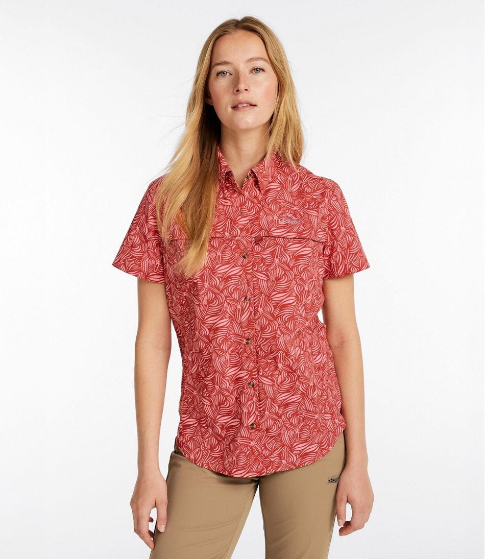 Women's Tropicwear Shirt, Short-Sleeve Print | L.L.Bean sale