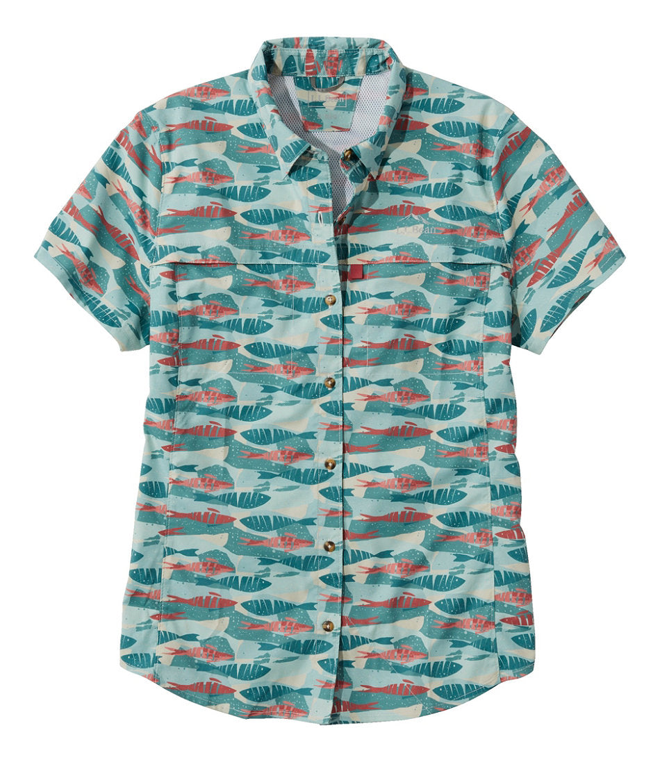 Women's Tropicwear Shirt, Short-Sleeve Print | L.L.Bean sale
