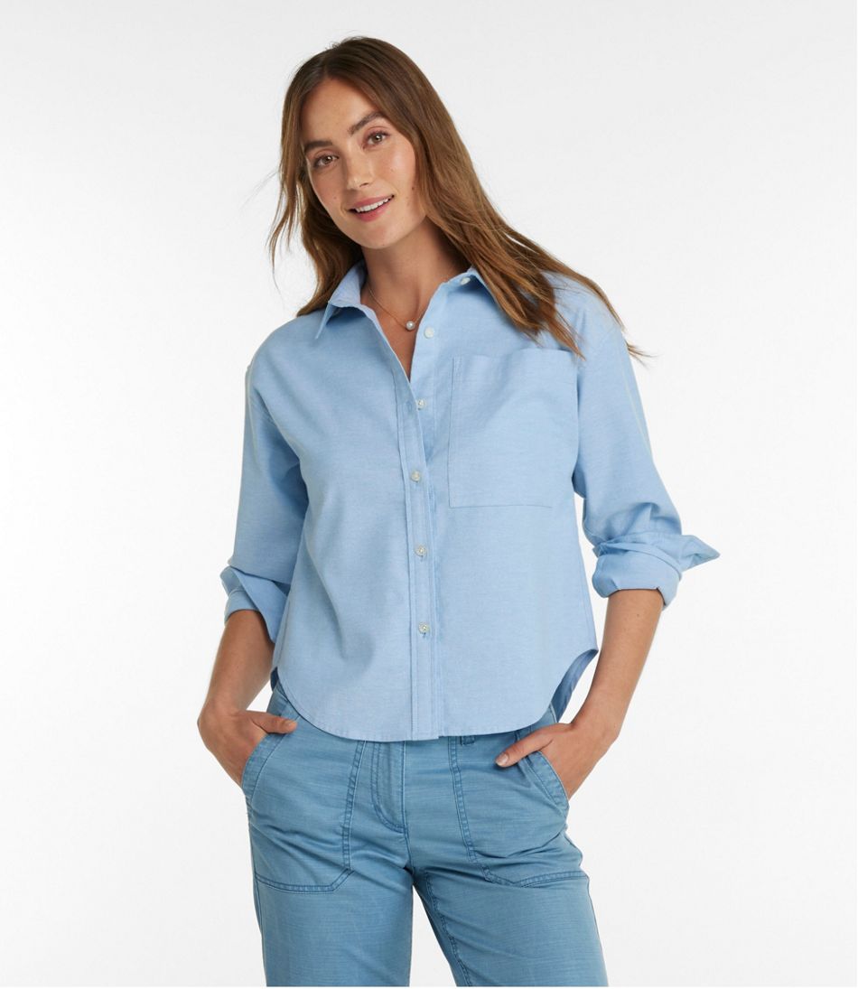 Women's Signature Boyfriend Oxford Shirt | L.L.Bean near me