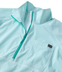 Women's Everyday SunSmart® Woven Shirt, Quarter-Zip Pullover Colorblock | L.L.Bean discount