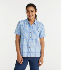 Women's Everyday SunSmart® Woven Shirt, Short-Sleeve Plaid | L.L.Bean sale