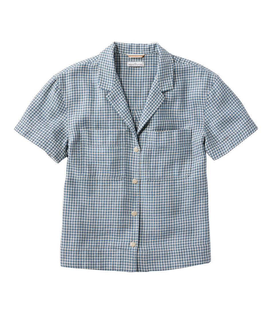 Women's Signature Hemp/Cotton Camp Shirt, Short-Sleeve | L.L.Bean near me