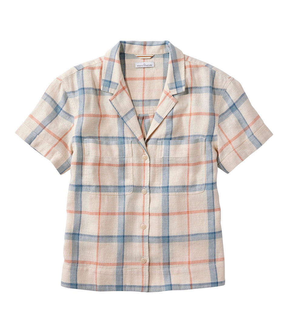 Women's Signature Hemp/Cotton Camp Shirt, Short-Sleeve | L.L.Bean near me