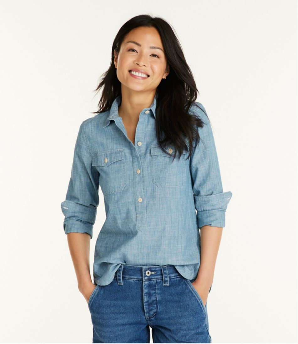Women's Signature Woven Popover | L.L.Bean discount