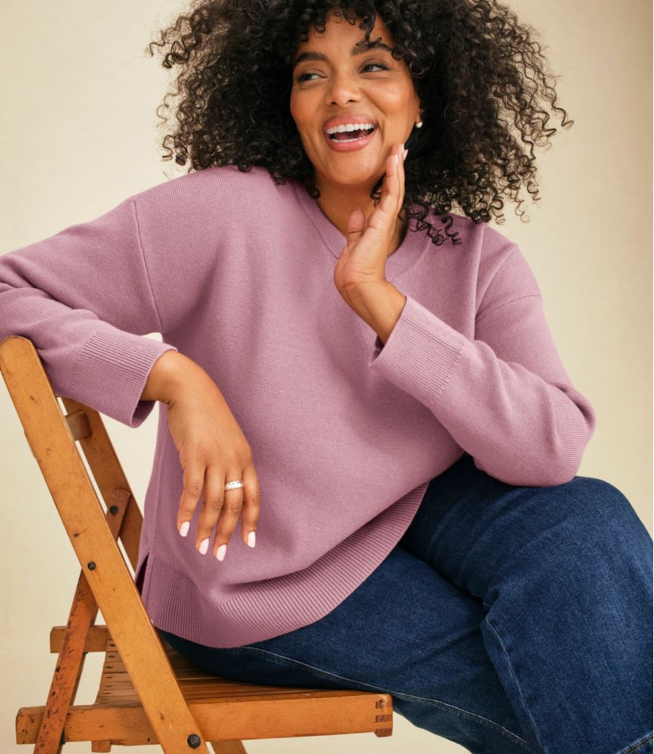 Women's Wicked Soft Cotton/Cashmere Crewneck Sweater | L.L.Bean discount