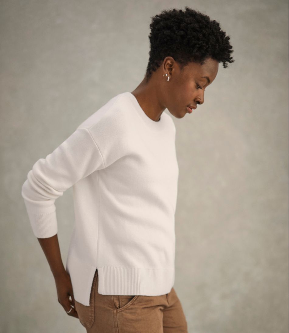 Women's Wicked Soft Cotton/Cashmere Crewneck Sweater | L.L.Bean discount