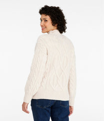 Women's 1912 Heritage Wool Blend Mockneck Sweater | L.L.Bean online
