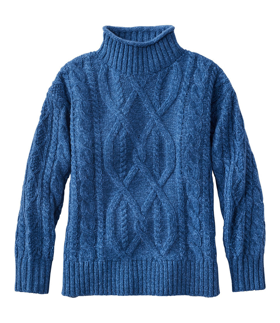 Women's 1912 Heritage Wool Blend Mockneck Sweater | L.L.Bean online