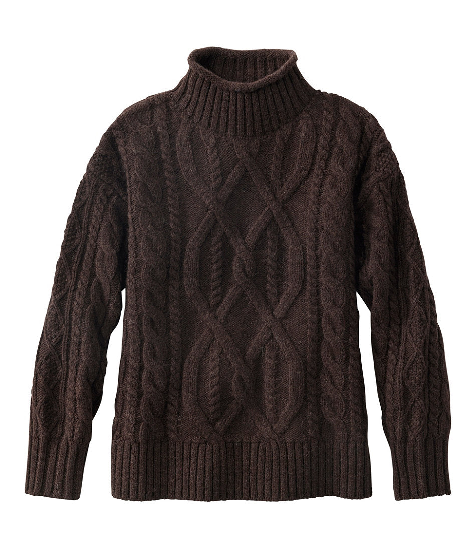 Women's 1912 Heritage Wool Blend Mockneck Sweater | L.L.Bean online