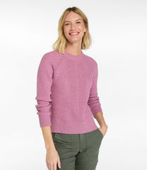Women's Mariner Shaker Sweater, Crewneck | L.L.Bean sale