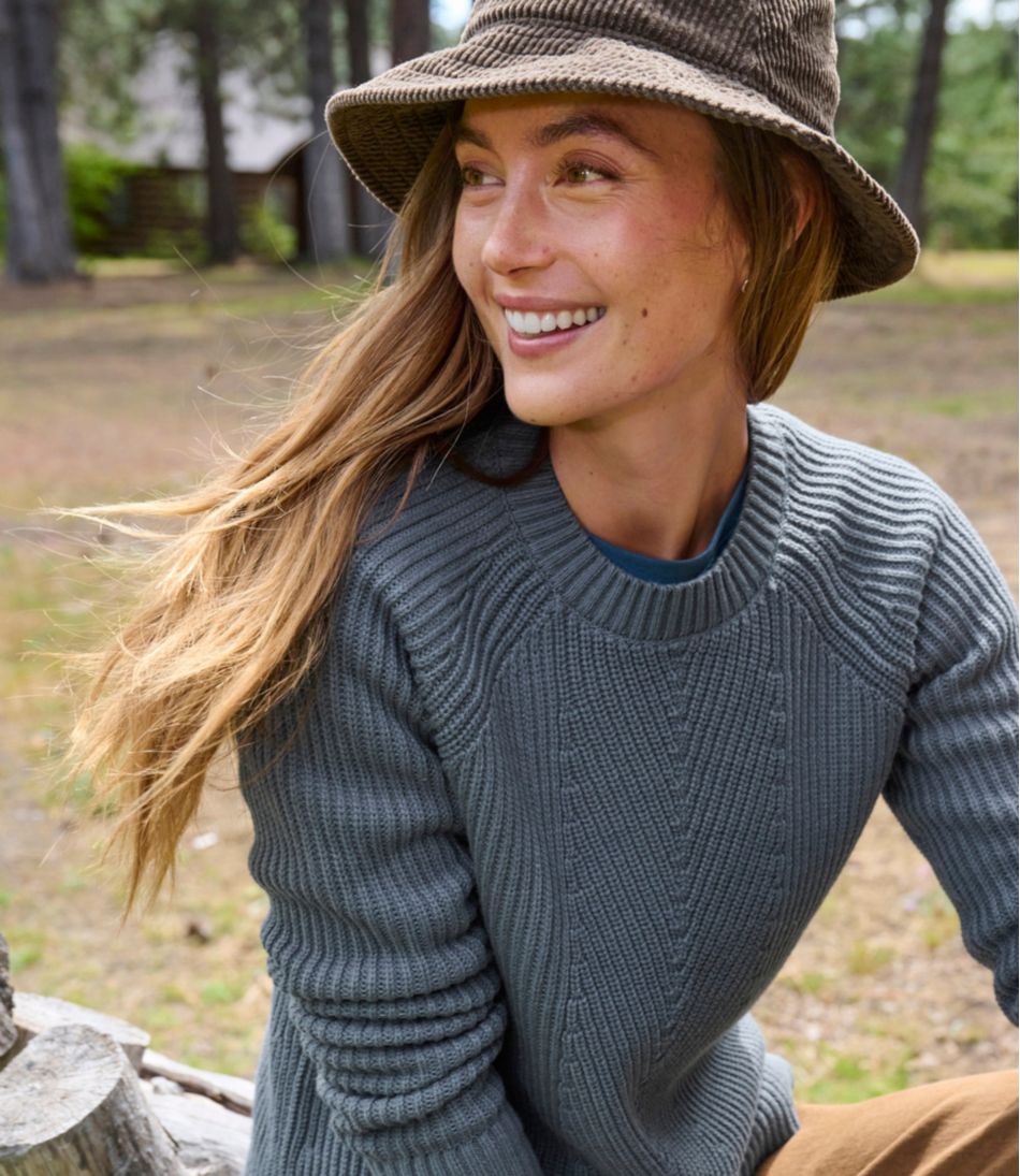 Women's Mariner Shaker Sweater, Crewneck | L.L.Bean sale