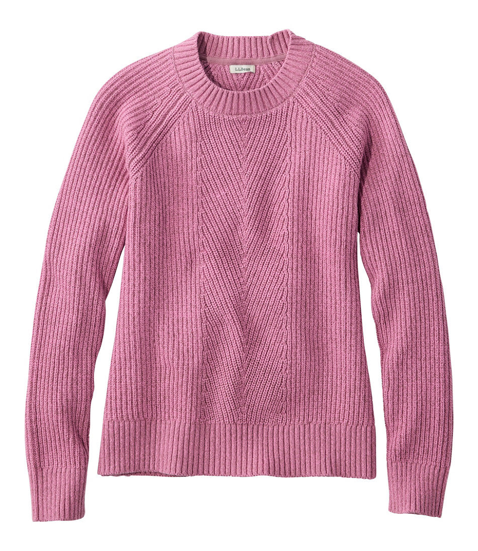 Women's Mariner Shaker Sweater, Crewneck | L.L.Bean sale