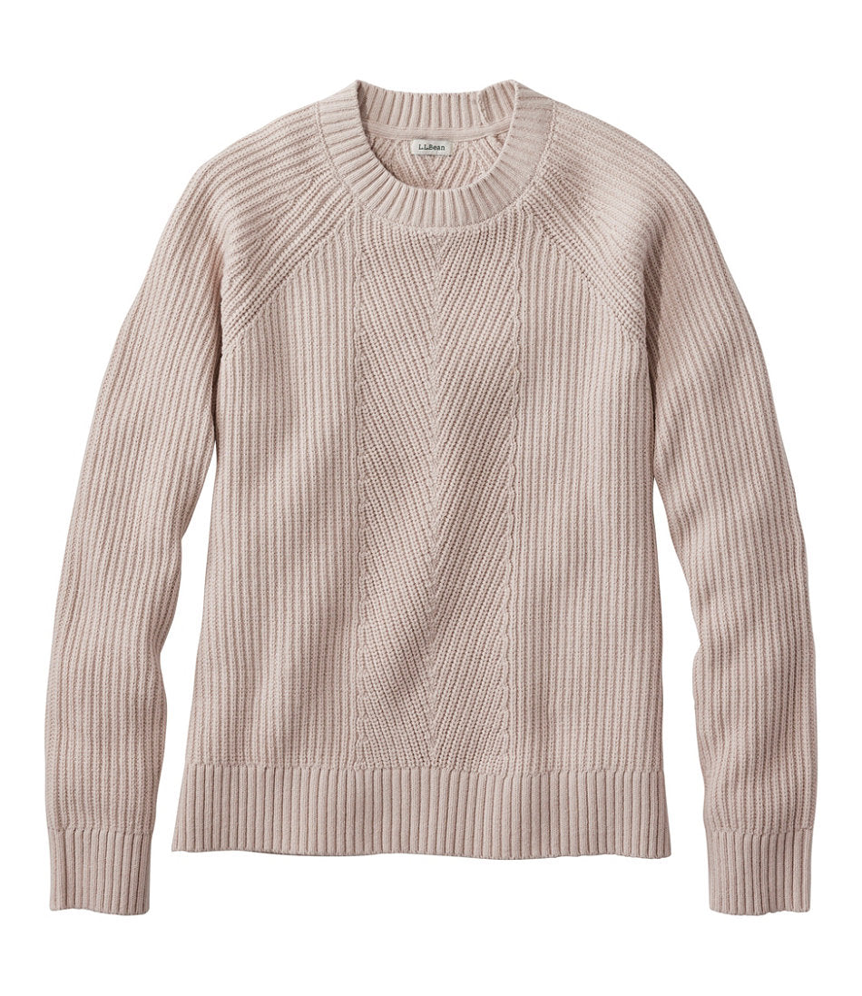 Women's Mariner Shaker Sweater, Crewneck | L.L.Bean sale