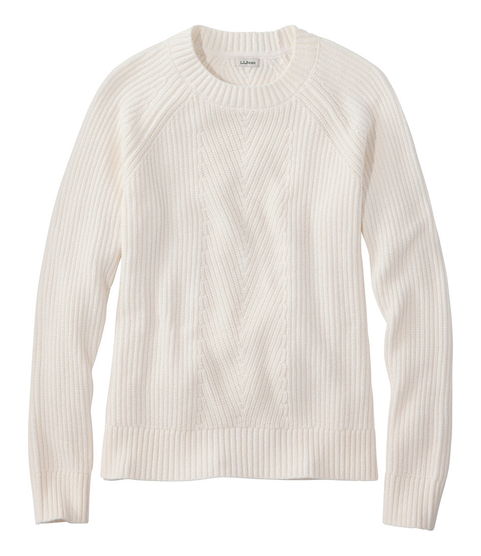 Women's Mariner Shaker Sweater, Crewneck | L.L.Bean sale