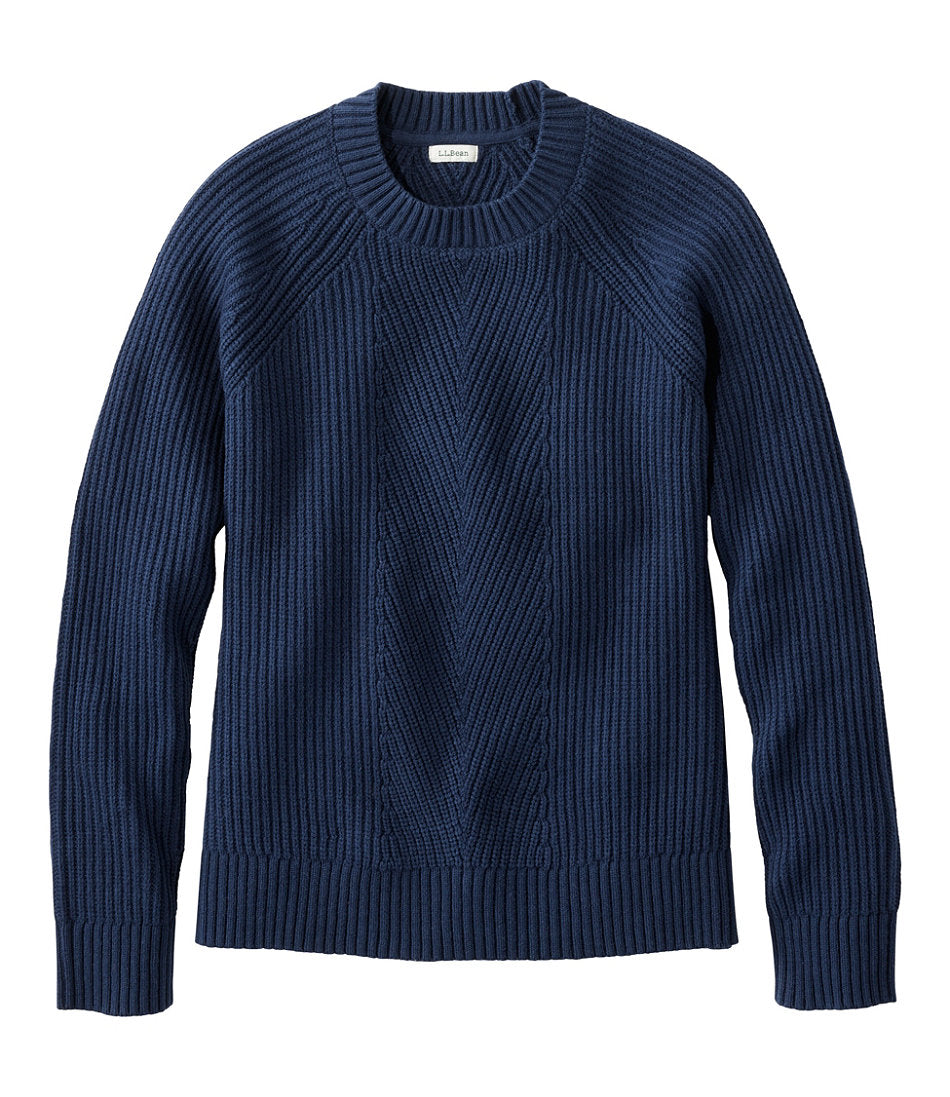 Women's Mariner Shaker Sweater, Crewneck | L.L.Bean sale