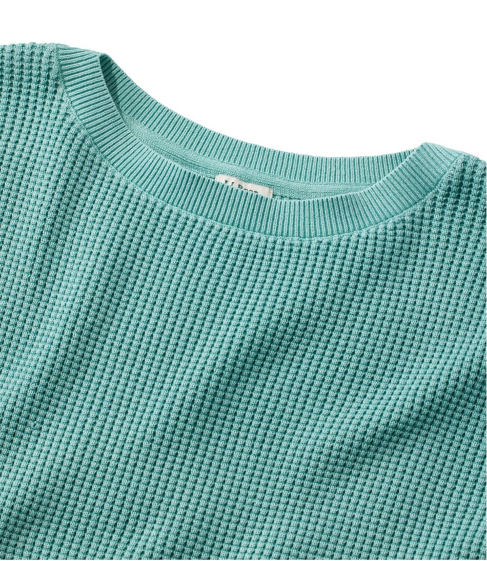 Women's Sunwashed Waffle Sweater, Pullover | L.L.Bean for sale
