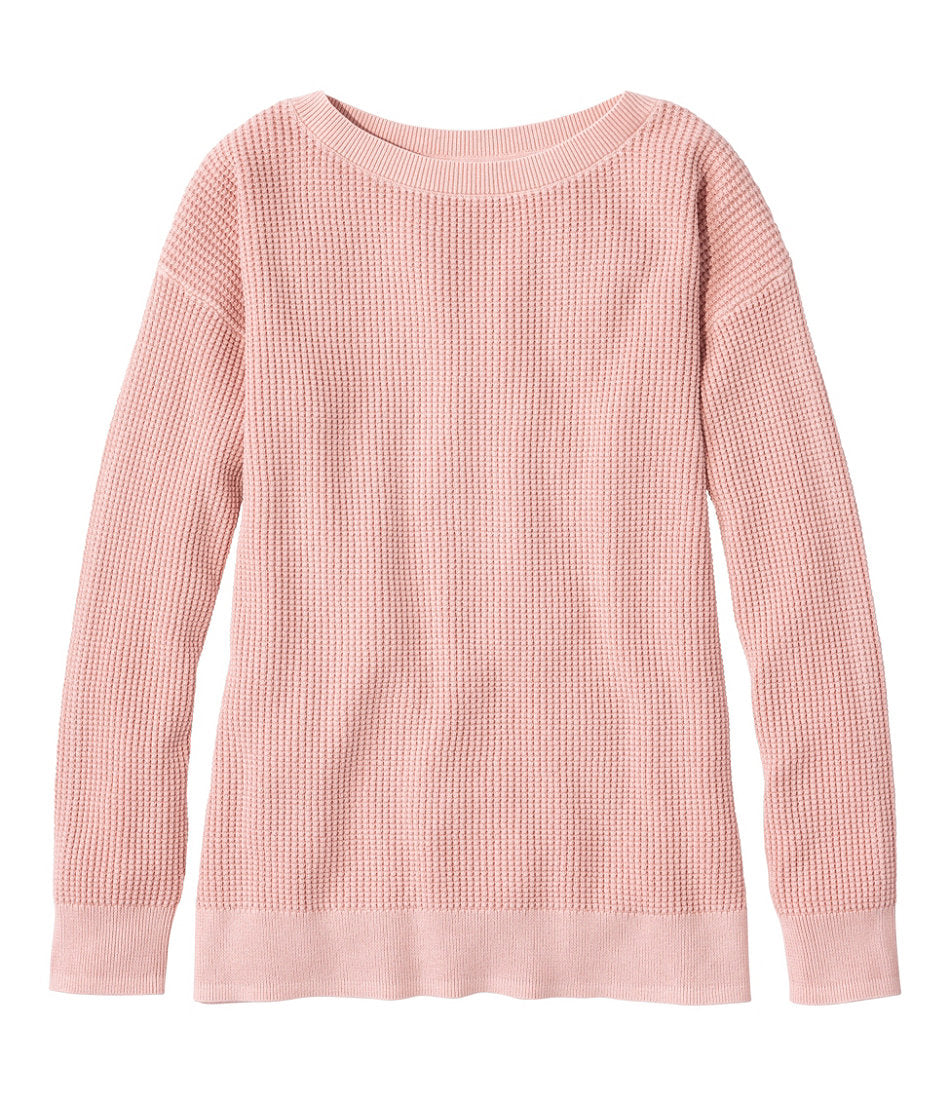 Women's Sunwashed Waffle Sweater, Pullover | L.L.Bean for sale