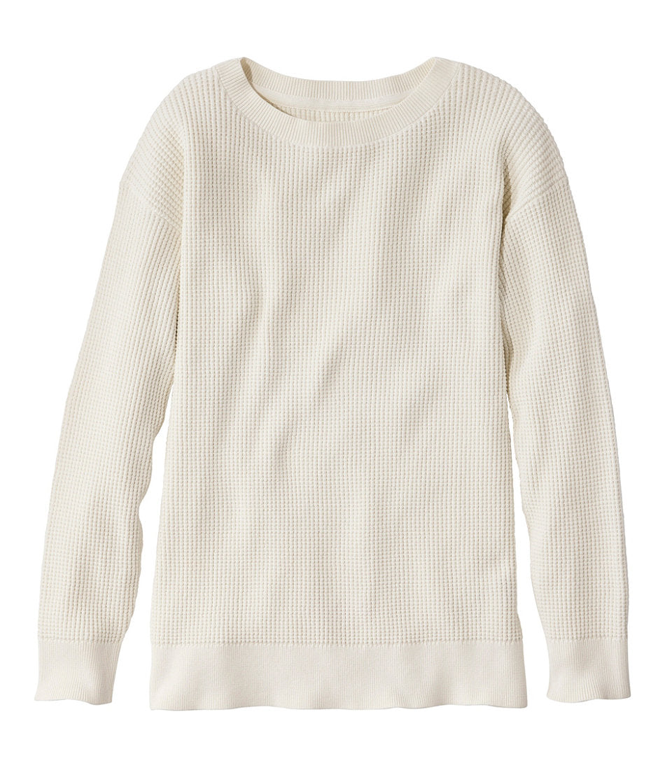 Women's Sunwashed Waffle Sweater, Pullover | L.L.Bean for sale