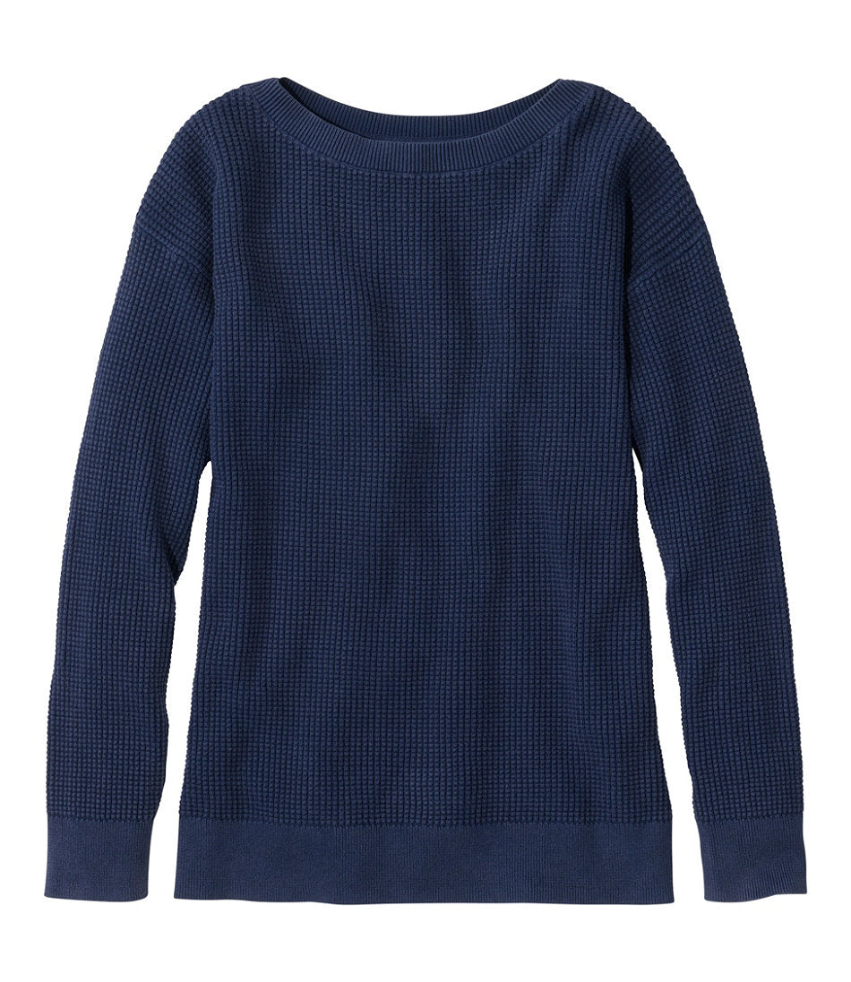Women's Sunwashed Waffle Sweater, Pullover | L.L.Bean for sale