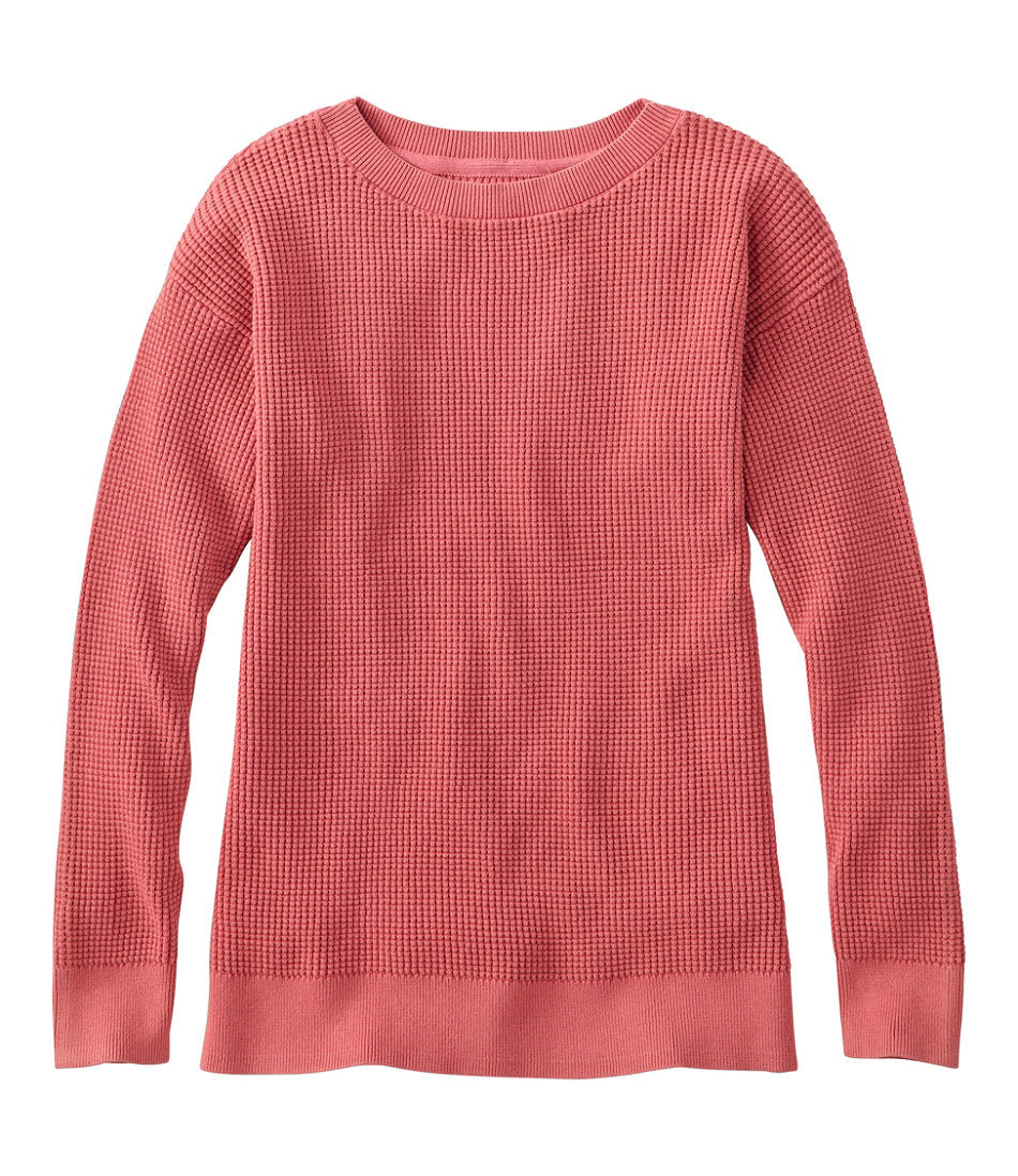 Women's Sunwashed Waffle Sweater, Pullover | L.L.Bean for sale