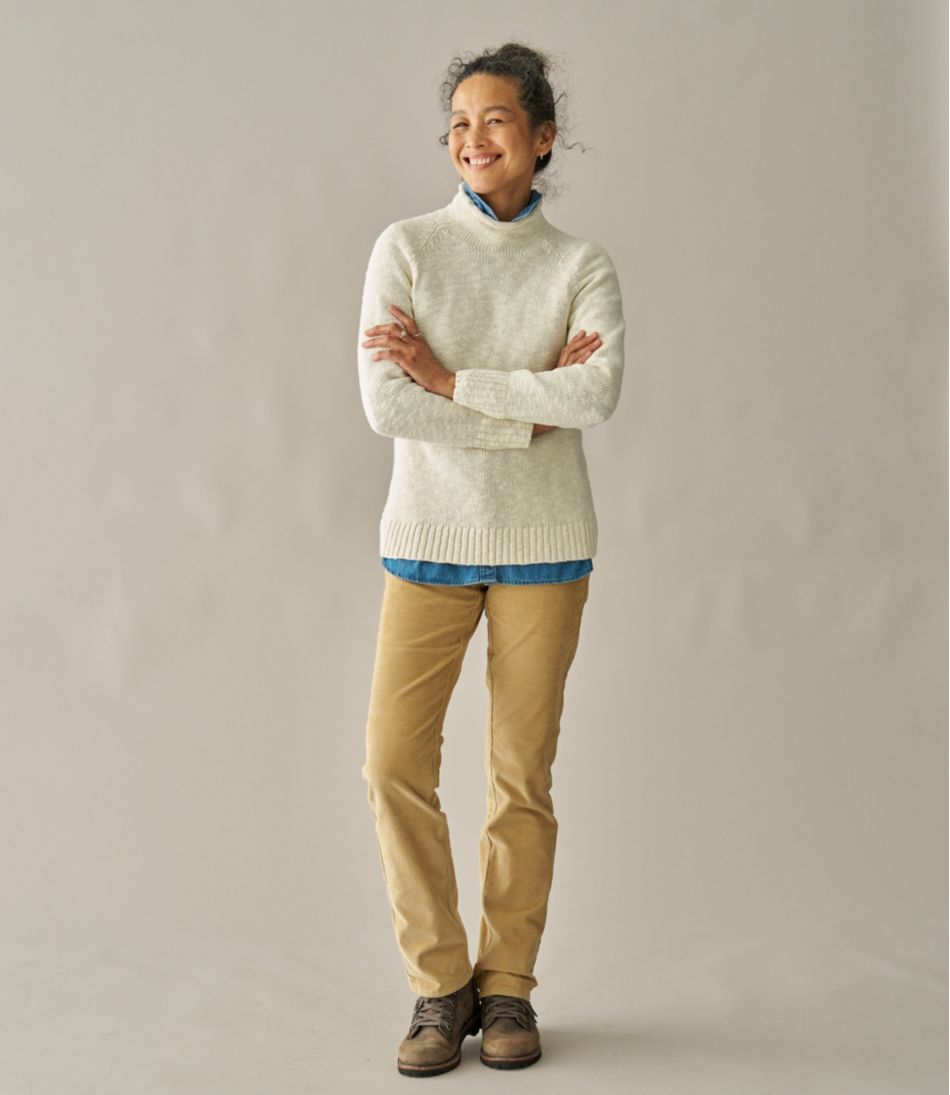 Women's Cotton Ragg Sweater, Funnelneck Pullover | L.L.Bean discount