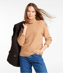 Women's SuperSoft Waffle Sweater, Turtleneck | L.L.Bean outlet