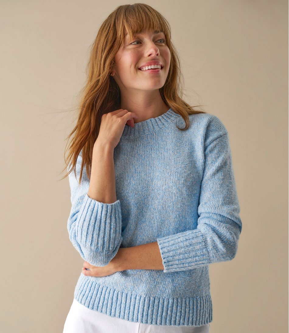 Women's Cotton Ragg Sweater, Crewneck | L.L.Bean sale