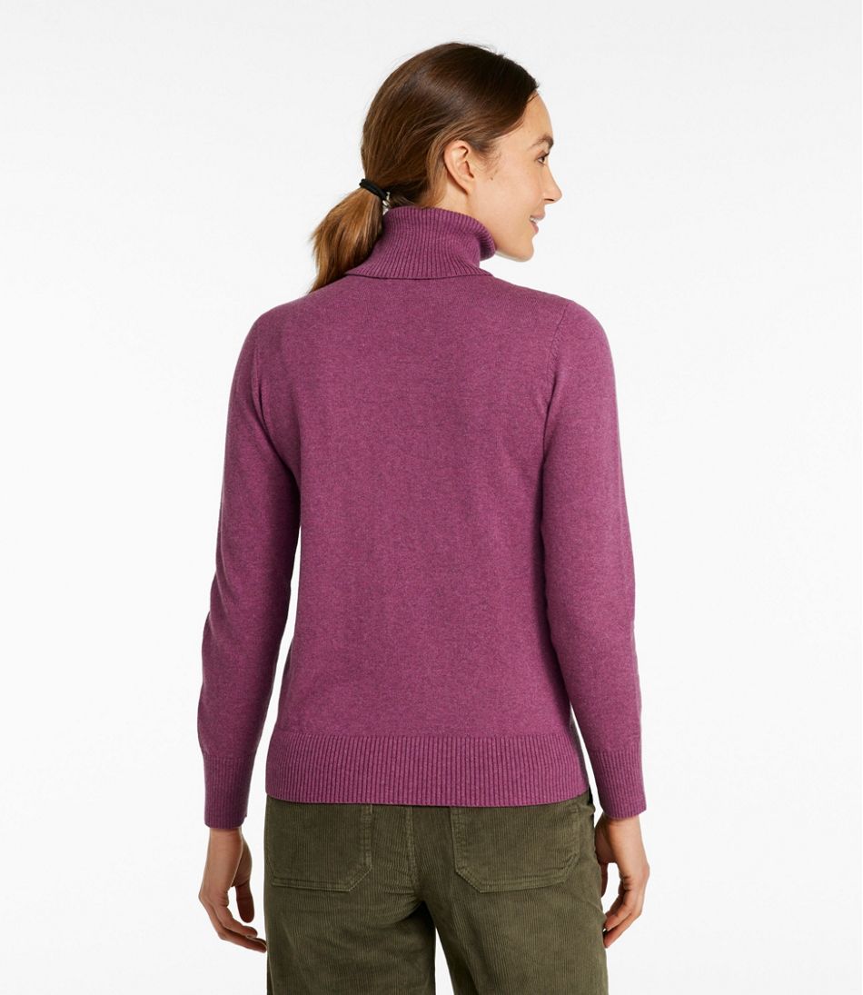 Women's Cotton/Cashmere Sweater, Turtleneck | L.L.Bean for sale
