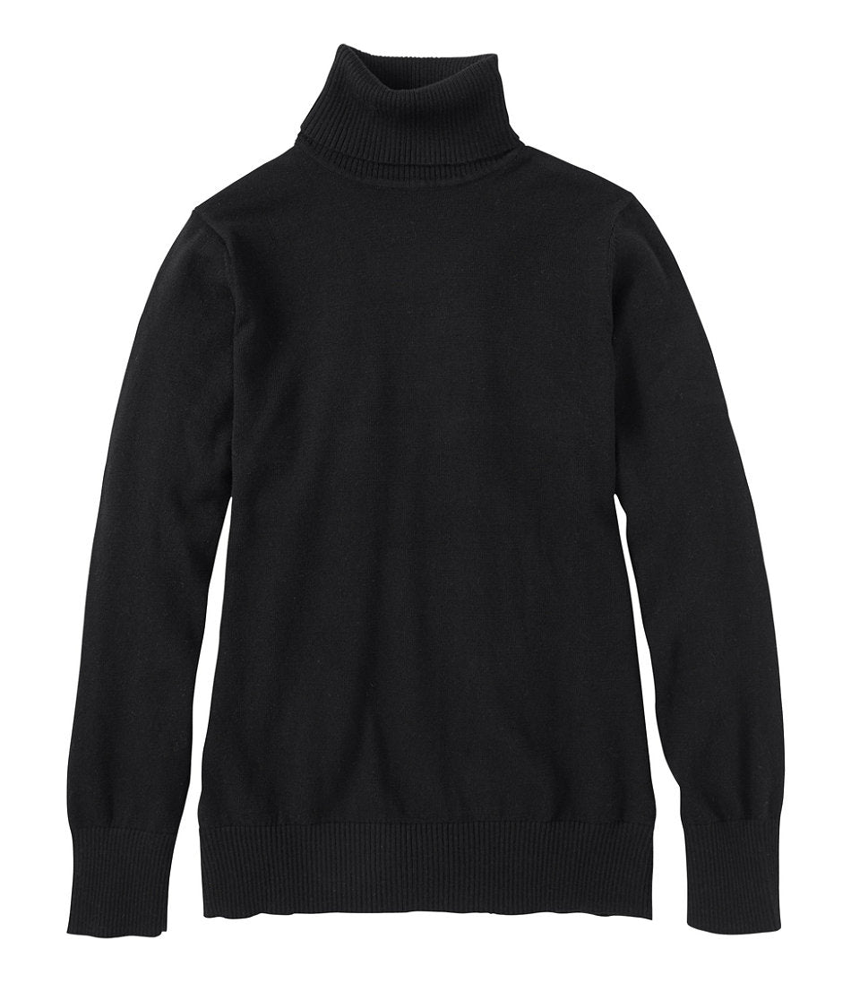 Women's Cotton/Cashmere Sweater, Turtleneck | L.L.Bean for sale