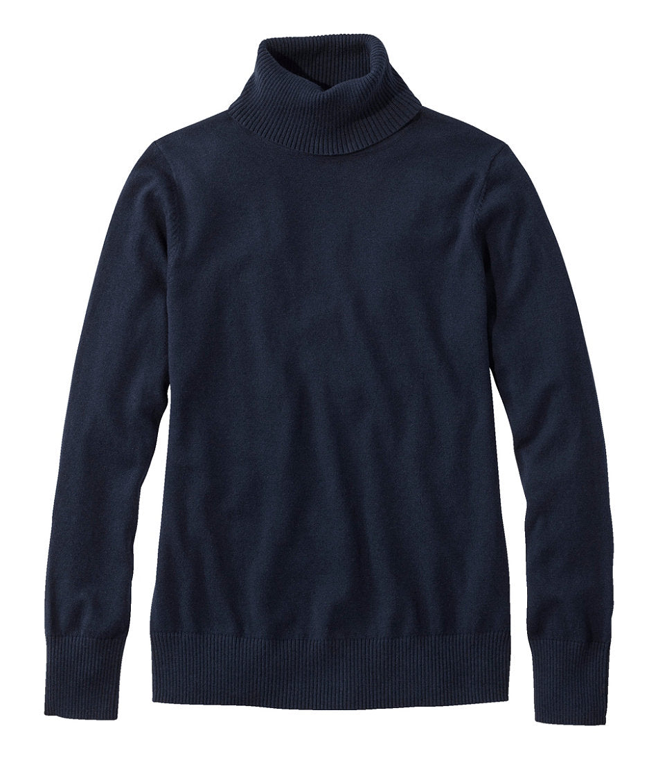 Women's Cotton/Cashmere Sweater, Turtleneck | L.L.Bean for sale