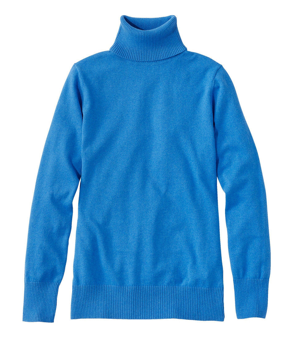 Women's Cotton/Cashmere Sweater, Turtleneck | L.L.Bean for sale