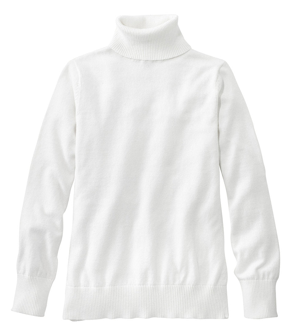 Women's Cotton/Cashmere Sweater, Turtleneck | L.L.Bean for sale