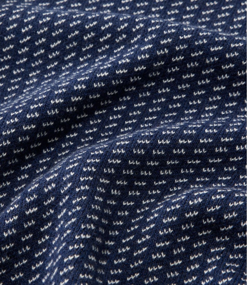 Women's Wicked Soft Cotton/Cashmere Crewneck Sweater, Pattern | L.L.Bean on sale