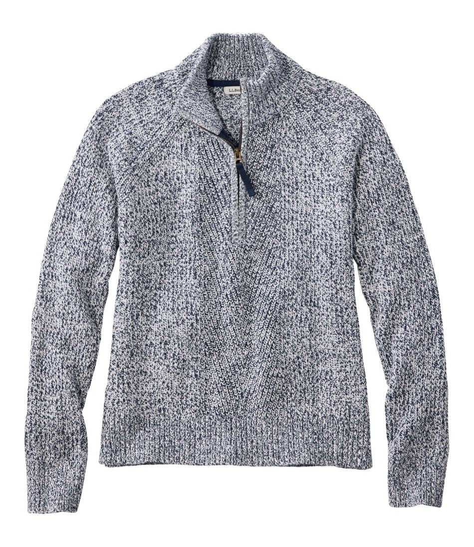 Women's Mariner Shaker Sweater, Quarter-Zip | L.L.Bean near me