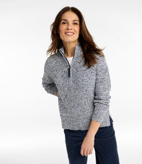 Women's Mariner Shaker Sweater, Quarter-Zip | L.L.Bean near me