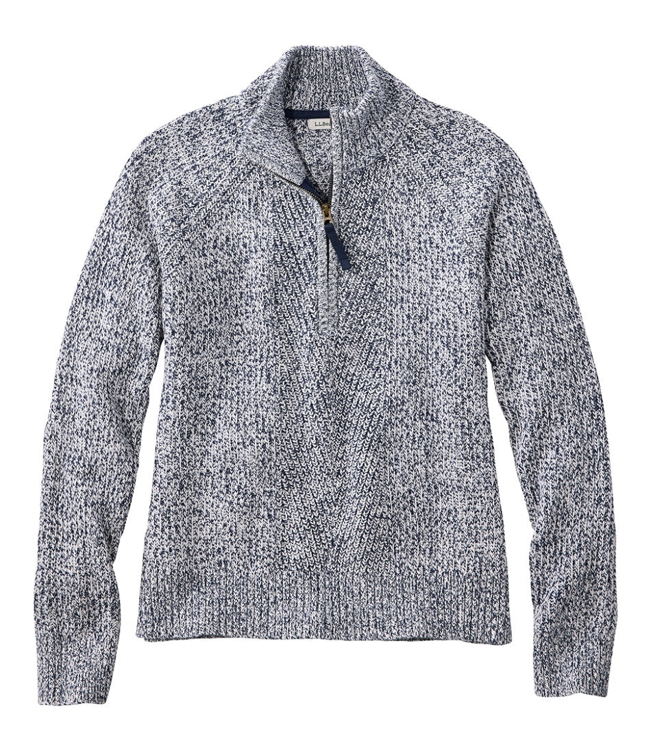 Women's Mariner Shaker Sweater, Quarter-Zip | L.L.Bean near me