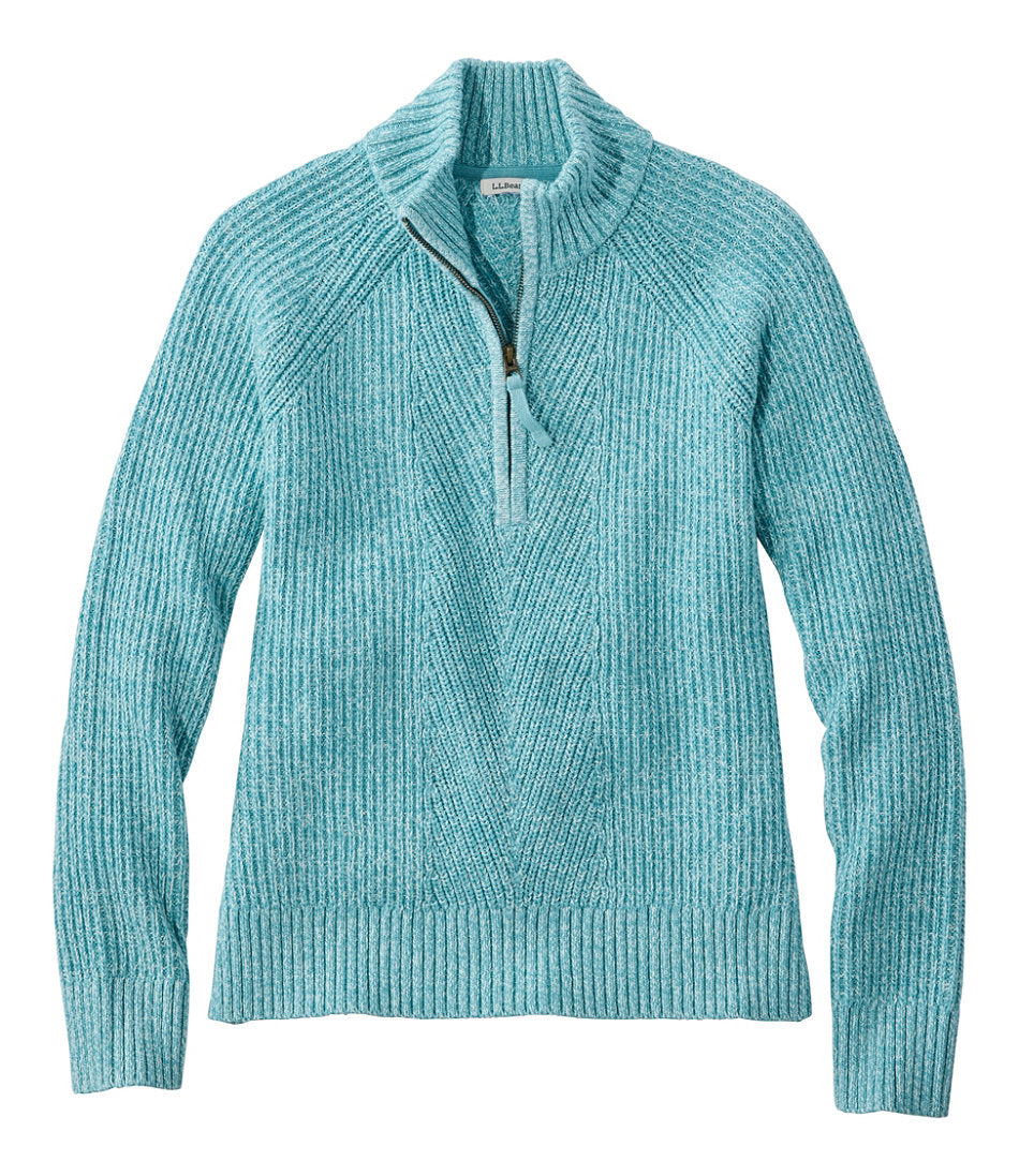 Women's Mariner Shaker Sweater, Quarter-Zip | L.L.Bean near me