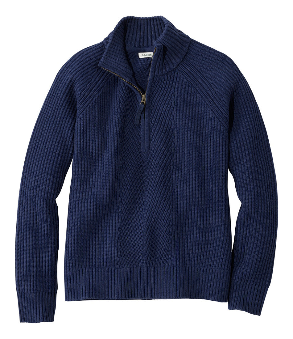 Women's Mariner Shaker Sweater, Quarter-Zip | L.L.Bean near me