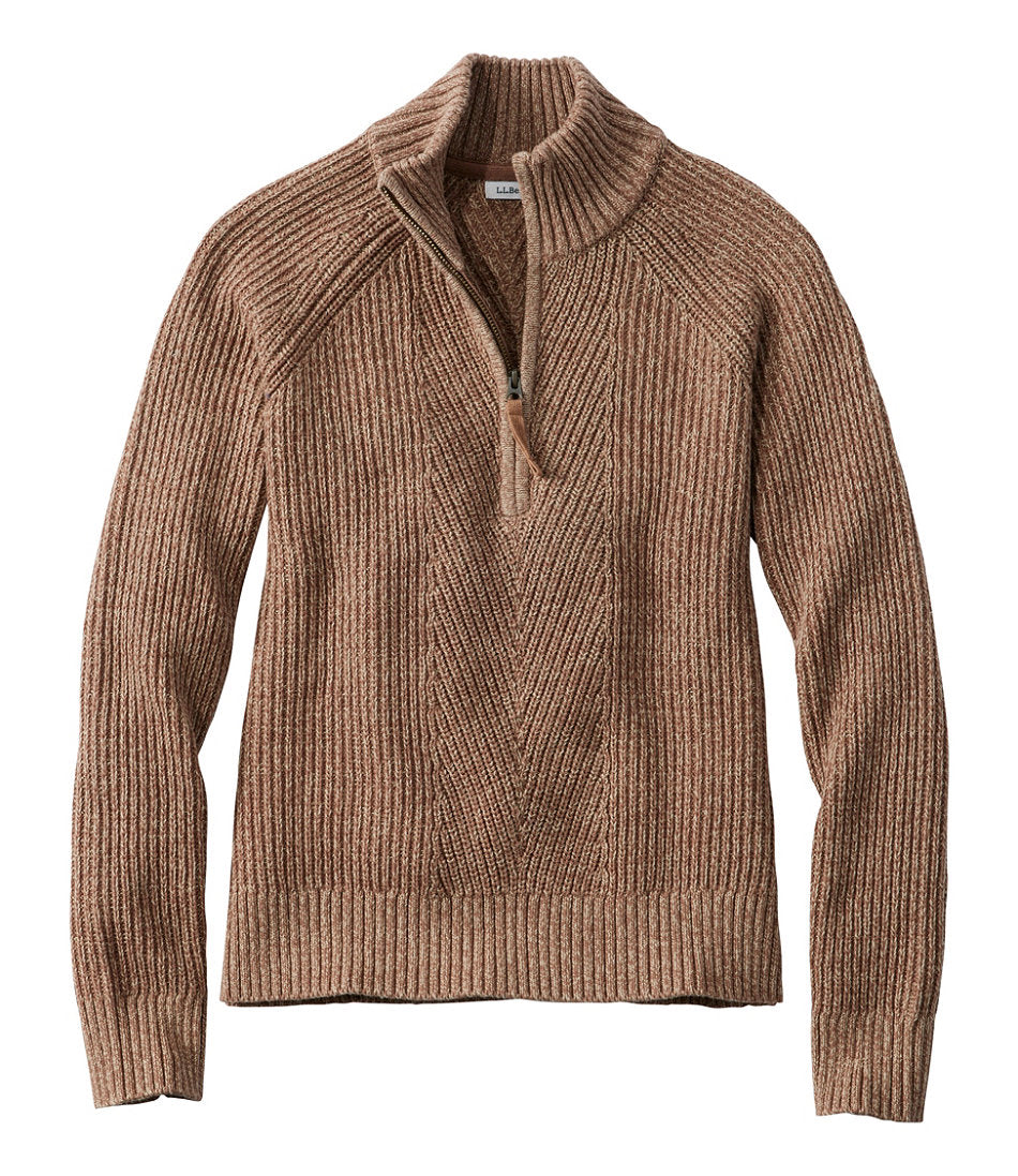 Women's Mariner Shaker Sweater, Quarter-Zip | L.L.Bean near me