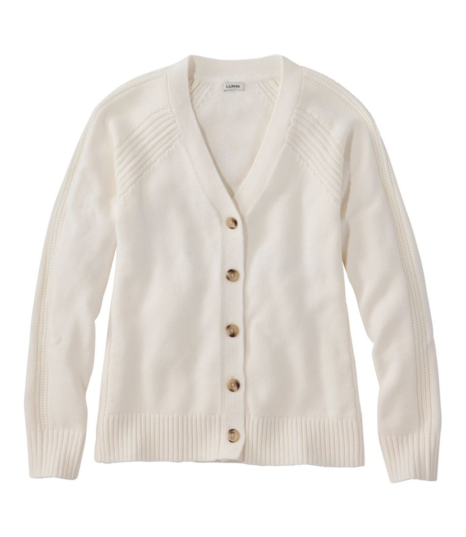 Women's Mariner Shaker Sweater, V-Neck Cardigan | L.L.Bean discount