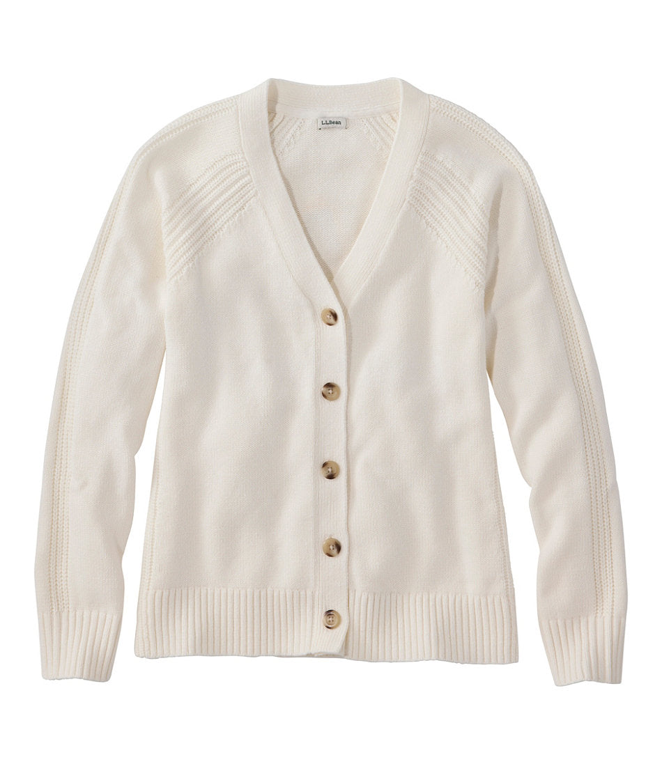 Women's Mariner Shaker Sweater, V-Neck Cardigan | L.L.Bean discount