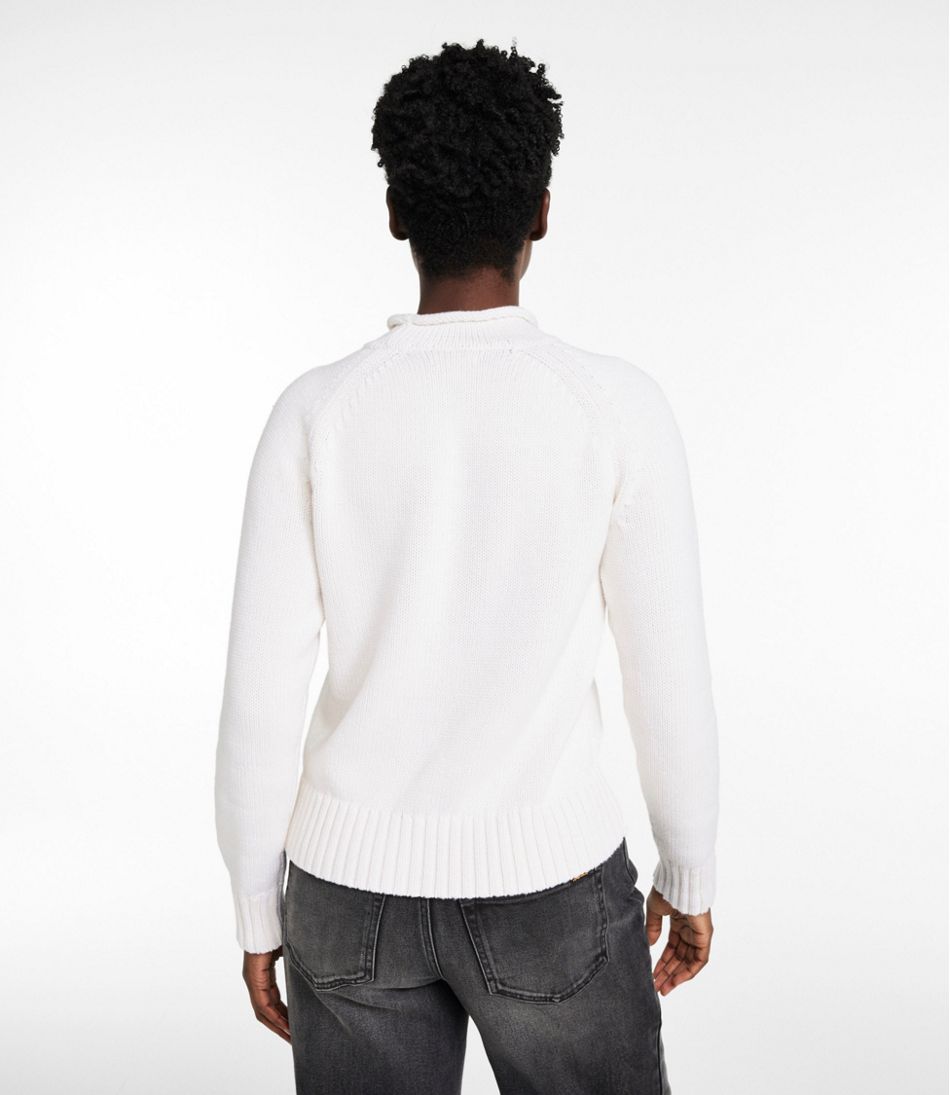Women's Signature Original Cotton Sweater, Rollneck Novelty | L.L.Bean outlet