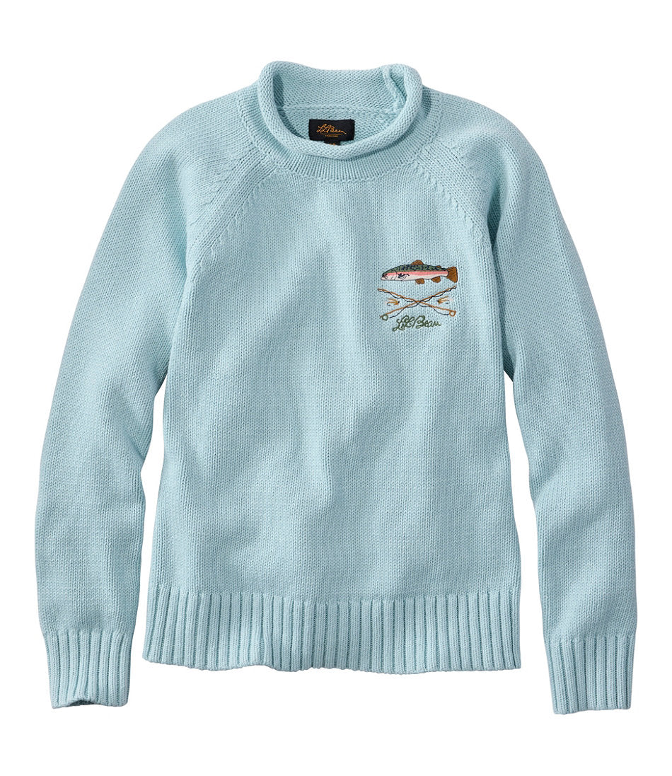 Women's Signature Original Cotton Sweater, Rollneck Novelty | L.L.Bean outlet