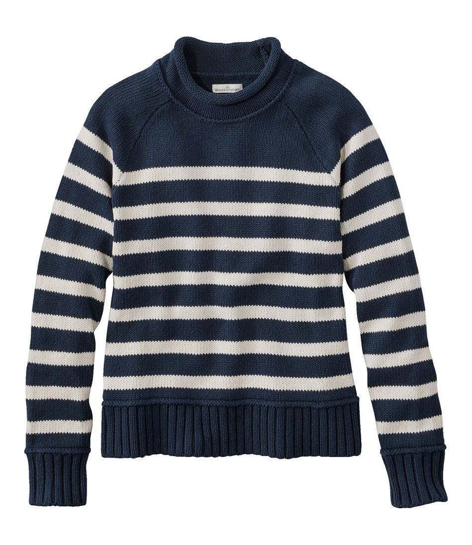 Women's Signature Original Cotton Sweater, Rollneck Novelty | L.L.Bean outlet