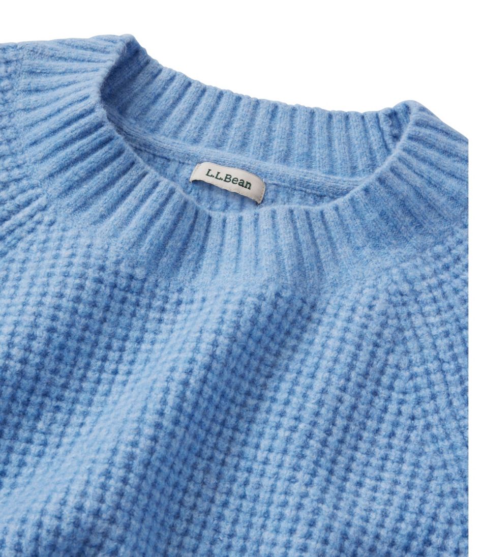 Women's SuperSoft Waffle Sweater, Crewneck | L.L.Bean online