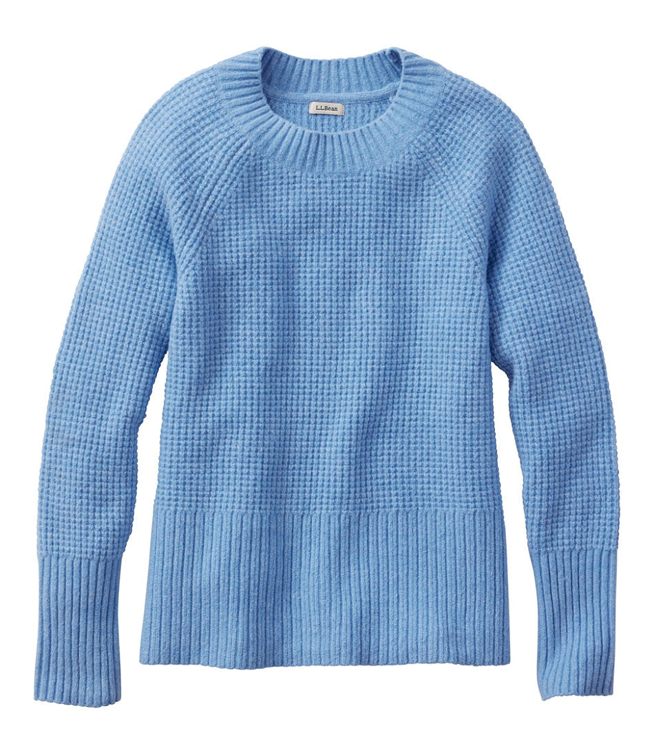 Women's SuperSoft Waffle Sweater, Crewneck | L.L.Bean online
