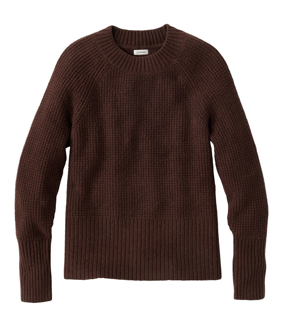 Women's SuperSoft Waffle Sweater, Crewneck | L.L.Bean online